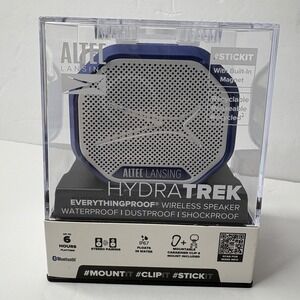 Altec‎ Lansing HydraTrek Wireless Portable Bluetooth Speaker Everything Proof